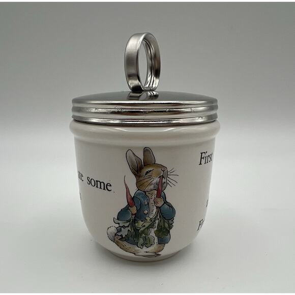 Wedgwood 1993 Peter Rabbit Egg Coddler The Beatrix Potter Collection England - Picture 1 of 11